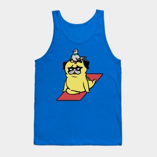 Pigeon and Pug Yoga Tank Top